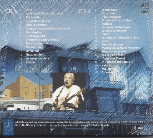 GEORGES MOUSTAKI - Presquen solo - Live a Philharmonie de Berlin (2CD)