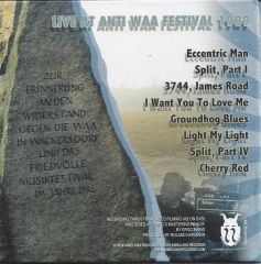 GROUNDHOGS - Live at Anti WAA Festival (CD) - Collectors Item